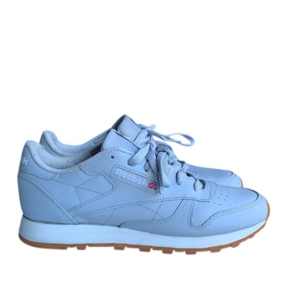 Reebok Classic Leather Women’s Size 9.5 Cold Gray Retro Sneakers Casual Shoes - Picture 1 of 16